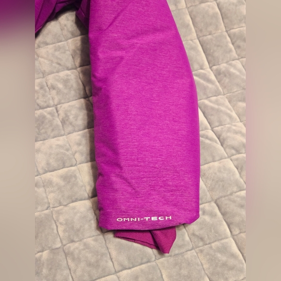 Girl's Columbia Nordic Strider Purple Winter Jacket size 7/8 - Picture 6 of 11